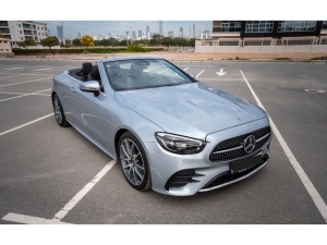 Mercedes E200 grey cabrio 2022