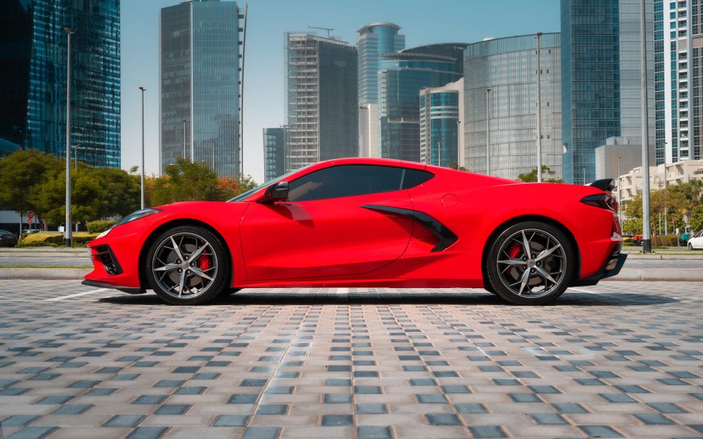 Corvette C8 Spyder red 2021