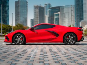 Corvette C8 Spyder red 2021