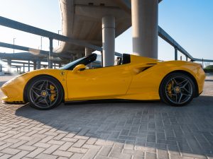 Ferrari F8 Spyder yellow 2022